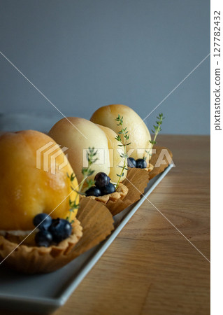 Peach tart Peach tart 127782432