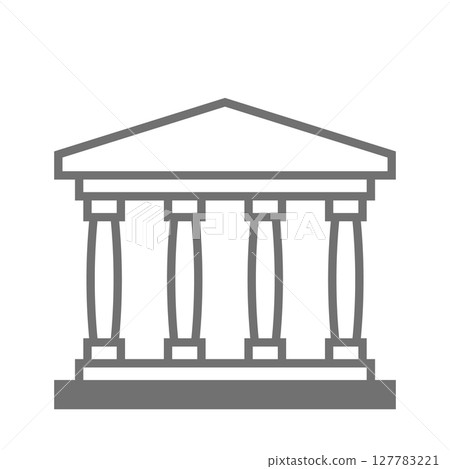 簡單的寺廟矢量 icon_2 簡單的寺廟矢量 icon_2 127783221
