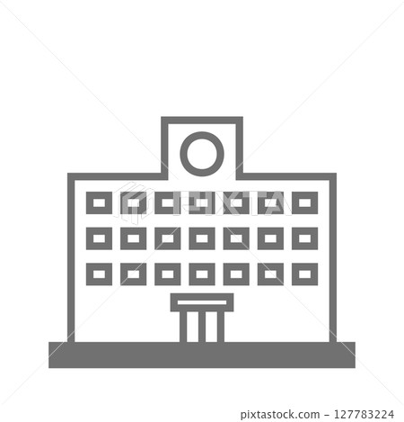 Simple school vector icon_3 127783224