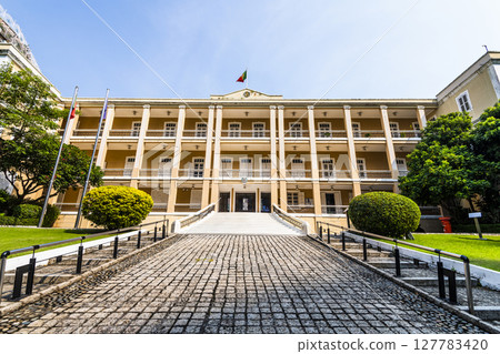 Building view of Portugal's consul general in Macao and Hong Kong(Consulado Geral de Portugal em Macau e Hong Kong). Building view of Portugal's consul general in Macao and Hong Kong(Consulado Geral de Portugal em Macau e Hong Kong). 127783420