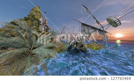 島嶼頂端的瞭望小屋 127783469