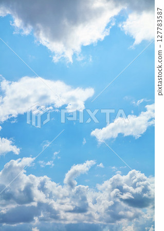Summer blue sky and clouds 127783587