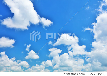 Summer blue sky and clouds Summer blue sky and clouds 127783599