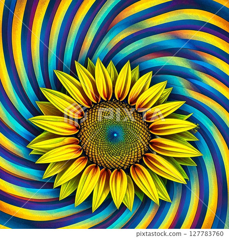 向日葵花插圖 127783760