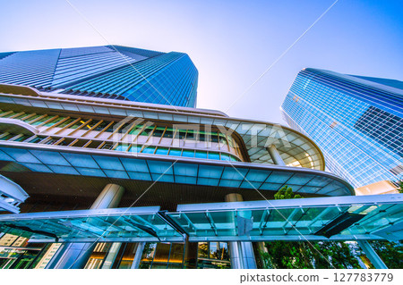 Tokyo cityscape, Japan, June 22nd. View of Takanawa Gateway City in front of Takanawa Gateway Station (2025) Tokyo cityscape, Japan, June 22nd. View of Takanawa Gateway City in front of Takanawa Gateway Station (2025) 127783779