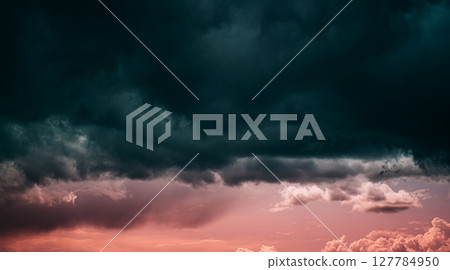 Amazing sunset sunrise storm Sky in Blue pink toned colors. Sky In Different Colors. From Dusk Till Dawn. Misty Night. Natural Background Amazing sunset sunrise storm Sky in Blue pink toned colors. Sky In Different Colors. From Dusk Till Dawn. Misty Night. Natural Background 127784950