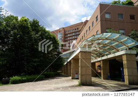 藍天映襯下的兒童醫院 世田谷區 1368年6月 國立兒童保健發展中心 127785147