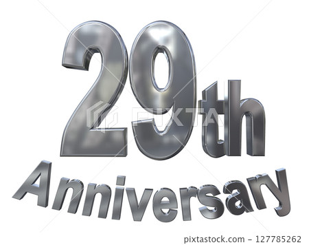 3DCG文字“29週年/29週年紀念馬克·斯帕克” 3DCG文字“29週年/29週年紀念馬克·斯帕克” 127785262