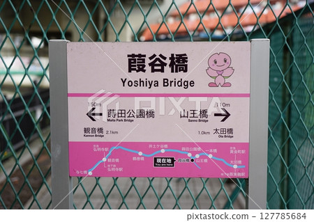 吉谷橋標誌 吉谷橋標誌 127785684