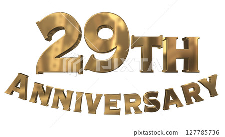 3DCG text "29th Anniversary/29th Anniversary Mark Sparkle" 3DCG text "29th Anniversary/29th Anniversary Mark Sparkle" 127785736