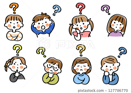 充滿疑惑的孩子插圖集① 充滿疑惑的孩子插圖集① 127786770