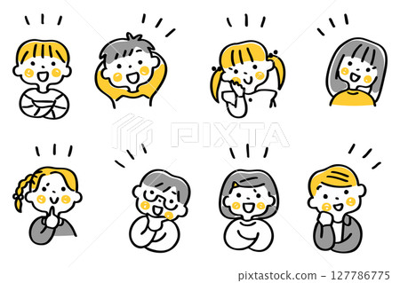 孩子們想出主意的插圖集② 127786775