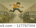 街頭插畫 127787304