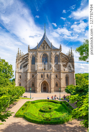 View of Kutna Hora with the Church of St. Barbara, a UNESCO World Heritage Site, Czech Republic View of Kutna Hora with the Church of St. Barbara, a UNESCO World Heritage Site, Czech Republic 127787494