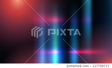 abstract dark background with vibrant blue teal pink light streaks and lens flare futuristic ethereal glow modern digital art 127788115