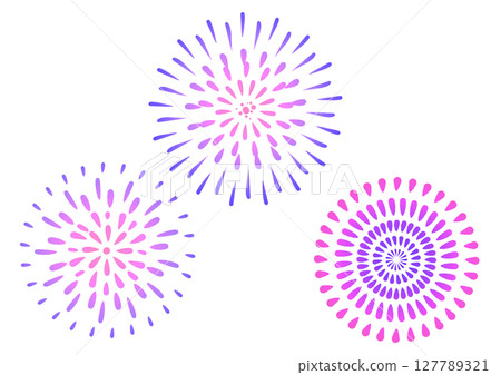 紫色煙火三件套 127789321