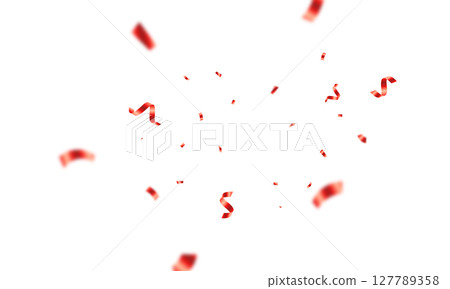 Red confetti background vector illustration for festive decoration. Red confetti background vector illustration for festive decoration. 127789358