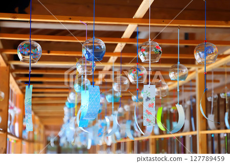 Wind Chime Festival at Kushida Shrine in Imizu, Toyama Prefecture 127789459