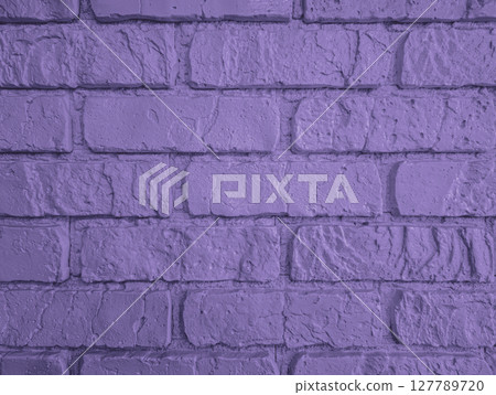 Purple Brick Wall Texture with Rugged Surface for Interior Decor Purple Brick Wall Texture with Rugged Surface for Interior Decor 127789720