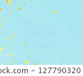 Gold leaf leaves dancing in the sky 127790320