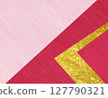Red and gold checkered pattern 127790321