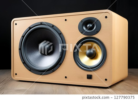 Wooden body speaker 127790375