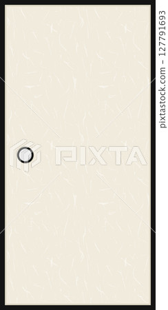 Illustration of sliding doors, off-white sliding door paper Illustration of sliding doors, off-white sliding door paper 127791693