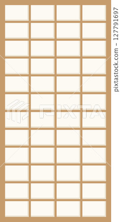 Shoji illustration, Japanese-style fittings 03 Shoji illustration, Japanese-style fittings 03 127791697