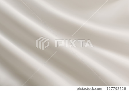 Smooth white fabric textile background with soft folds. Smooth white fabric textile background with soft folds. 127792526