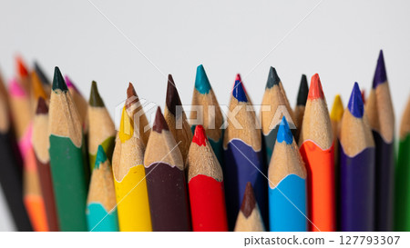 Vibrant Colored Pencils Ready for Creative Back to School Projects and Art Activities Vibrant Colored Pencils Ready for Creative Back to School Projects and Art Activities 127793307