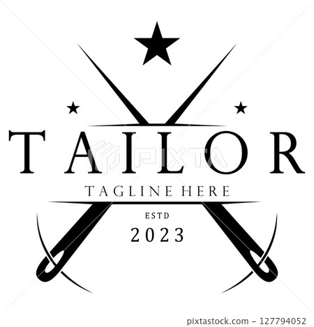 tailor logo icon illustration template combination of buttons for clothes, thread and sewing machine, for clothing product design, convection companies, fashion in vector form tailor logo icon illustration template combination of buttons for clothes, thread and sewing machine, for clothing product design, convection companies, fashion in vector form 127794052
