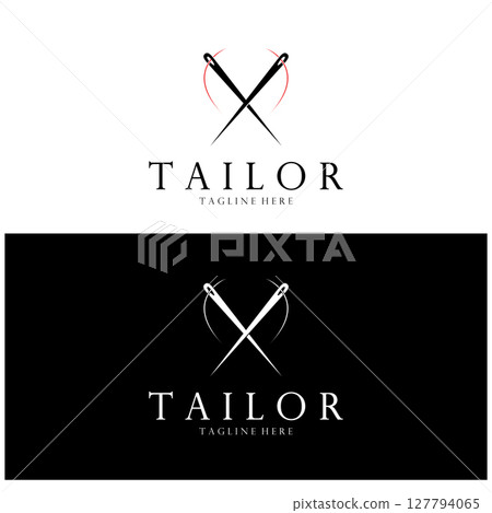 tailor logo icon illustration template combination of buttons for clothes, thread and sewing machine, for clothing product design, convection companies, fashion in vector form tailor logo icon illustration template combination of buttons for clothes, thread and sewing machine, for clothing product design, convection companies, fashion in vector form 127794065