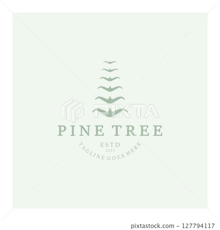 simple pine or fir tree logo,evergreen.for pine forest,adventurers,camping,nature,badges and business.vector simple pine or fir tree logo,evergreen.for pine forest,adventurers,camping,nature,badges and business.vector 127794117