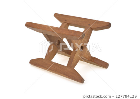 Old textile thread spools 127794129