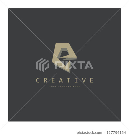 creative letter e logo design, for brand, startup, business, company, identity, application, vector 127794134