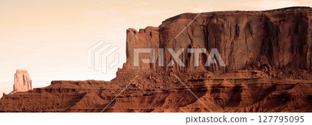 Panorama Winter Monument Valley Arizona USA Navajo Nation 127795095