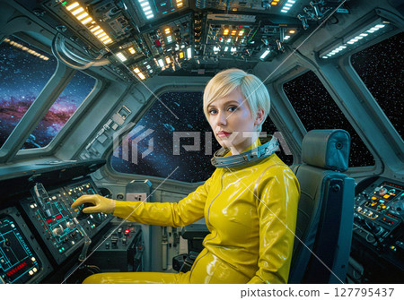 astronaut, spaceman, female 127795437