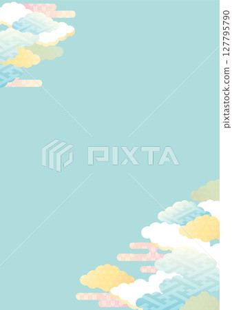 背景 2025-雲圖案 3-4 向量 背景 2025-雲圖案 3-4 向量 127795790