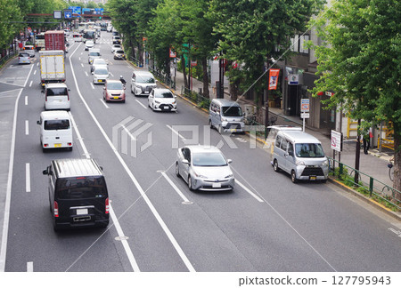 高速公路 青梅高速公路 荻窪站 建築物 街景 汽車 127795943