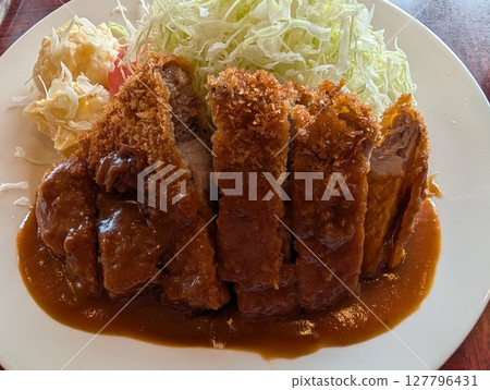 Pork cutlet 127796431