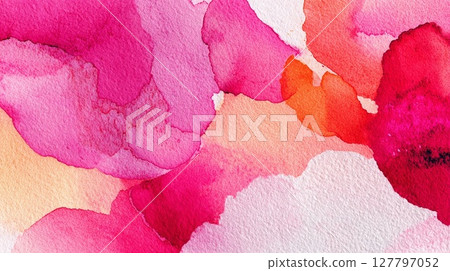 Pink watercolor smear 127797052