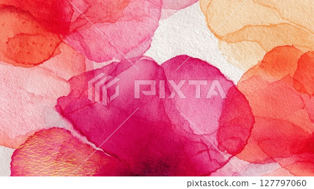 Pink watercolor smear Pink watercolor smear 127797060