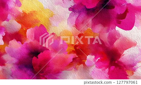 粉紅色水彩塗抹 127797061