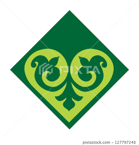 National ornament. A stylized flower. Tatar pattern. Vector illustration National ornament. A stylized flower. Tatar pattern. Vector illustration 127797248