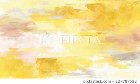 Yellow watercolor texture background 127797588