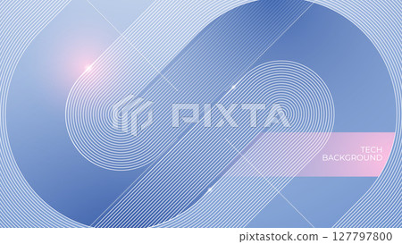 Abstract blue light elegant background with thin line circle elements. Abstract blue light elegant background with thin line circle elements. 127797800