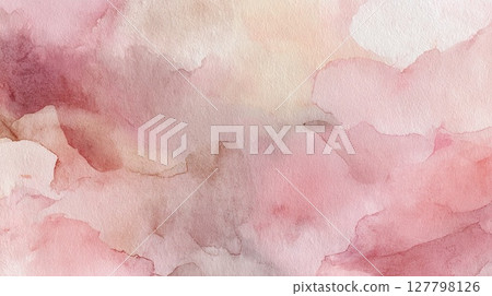 用水彩繪製的粉紅日本紙 用水彩繪製的粉紅日本紙 127798126