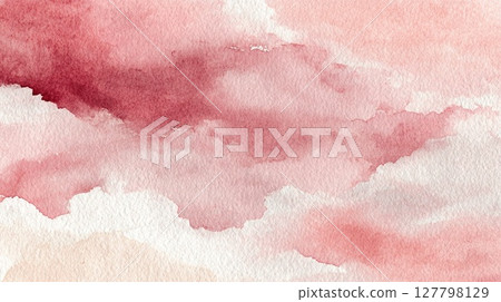 用水彩繪製的粉紅日本紙 用水彩繪製的粉紅日本紙 127798129