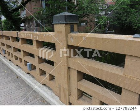 Japanese style bridge Japanese style bridge 127798244