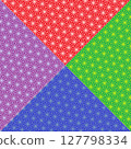 colorful Japanese pattern 127798334